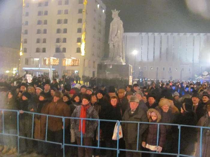 Peste 3.000 de vasluieni au petrecut Revelionul în stradă FOTO:adevarul