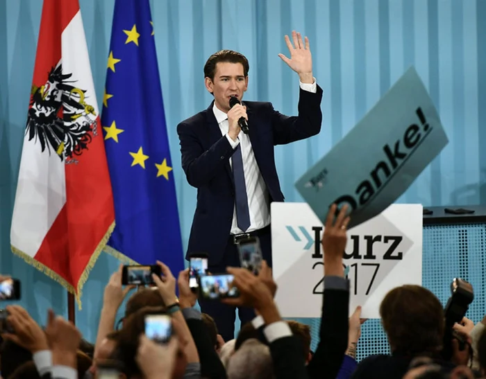 Cancelarul austriac Sebastian Kurz