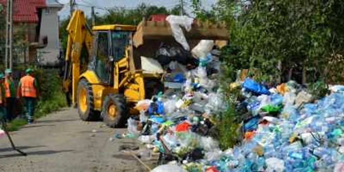 Familia care strânge gunoaie de ani de zile a exasperat autorităţile locale FOTO: Denis Grigorescu