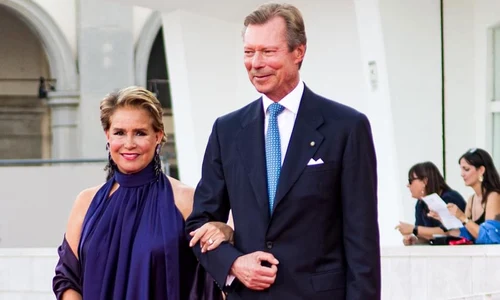 Marele Duce Henri si Marea Ducesa Maria Teresa la Venetia   Marea Curte Ducala (4) jpg