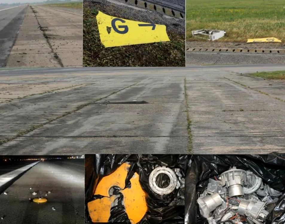 10 balize marginale și un panou de informare au fost lovite (Foto: cias.gov.ro)