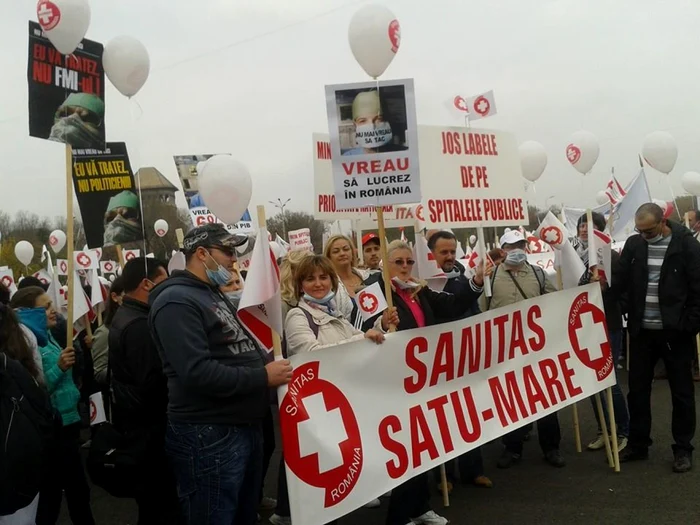 Sindicatul Sanitas ameninţă cu proteste FOTO Adevărul