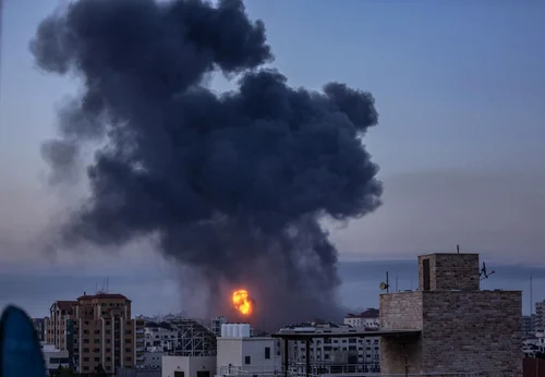 Duelul rachetelor între Israel şi Fâşia Gaza 12 mai 2021 FOTO EPA-EFE