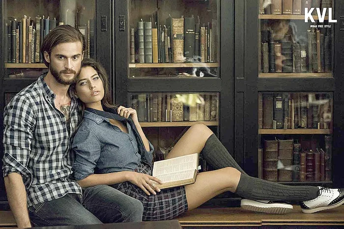 Iubita lui Bobby s-a lipit de un tânăr într-o reclamă la hainefoto: kenvelo