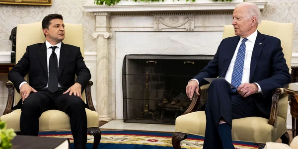 Volodimir Zelenski si Joe Biden FOTO Getty Images jpg