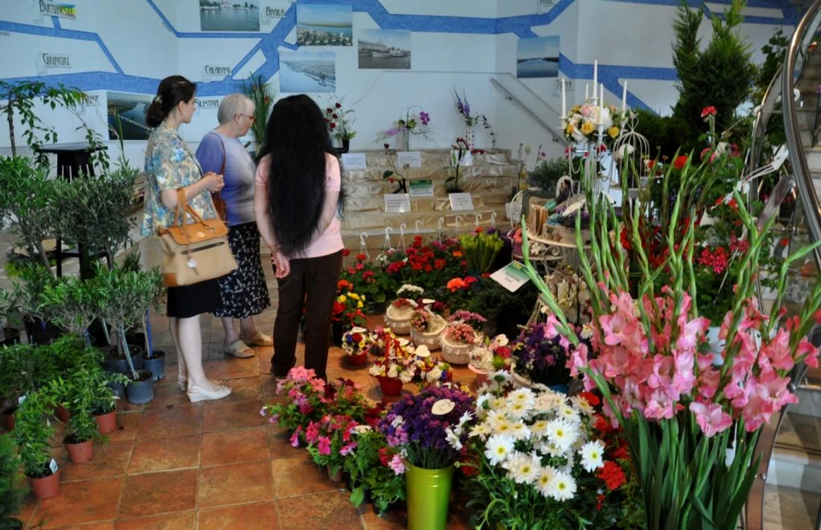 Gălăţenii care iubesc florile vor putea cumpăra buchete, răsaduri şi ghivece cu flori Foto: CMSN