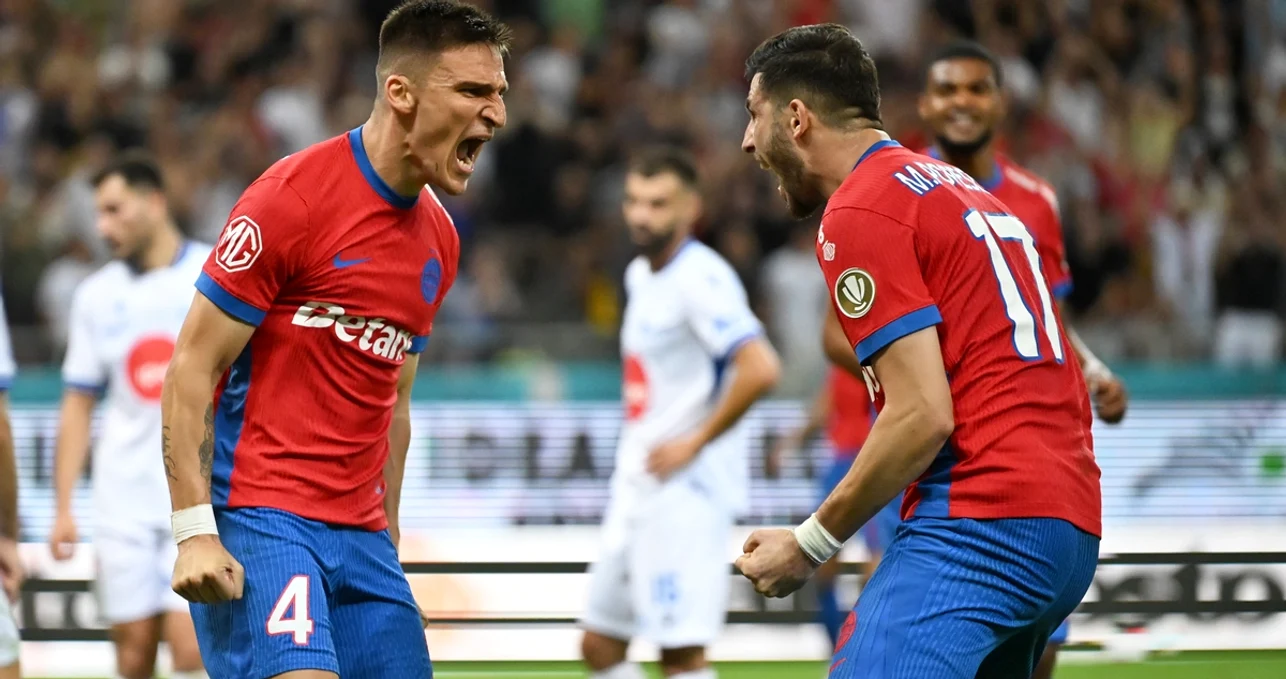 FCSB a reușit să învingă cu mari emoții campioana din Kosovo. Foto Sportpictures