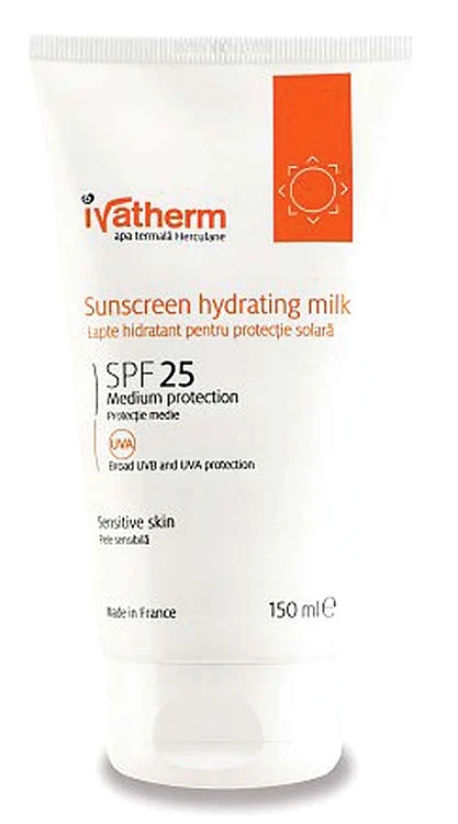 Ivatherm lapte hidratant cu SPF 25. Preţ: 31-32 lei