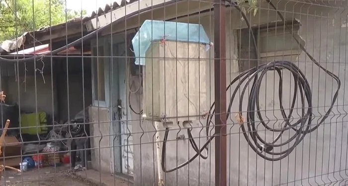 Casa de pe stradaă Lămâiului este nelocuită. FOTO: captură video