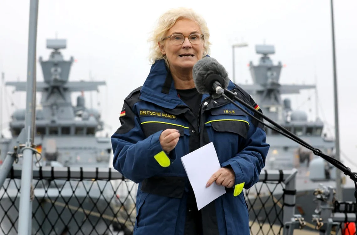 Christine Lambrecht, ministrul german al Apărării FOTO EPA-EFE