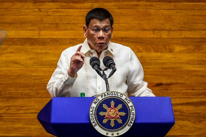 Presedintele filipinez, Rodrigo Duterte FOTO EPA EFE