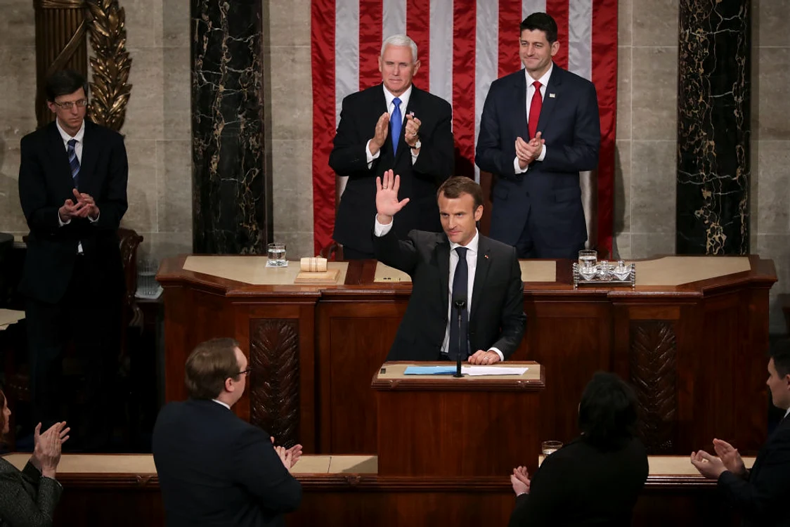 French President Emmanuel Macron Delivers An Address To Joint Meeting Of Congress jpeg