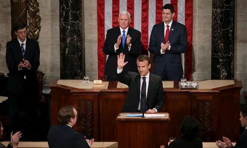 French President Emmanuel Macron Delivers An Address To Joint Meeting Of Congress jpeg