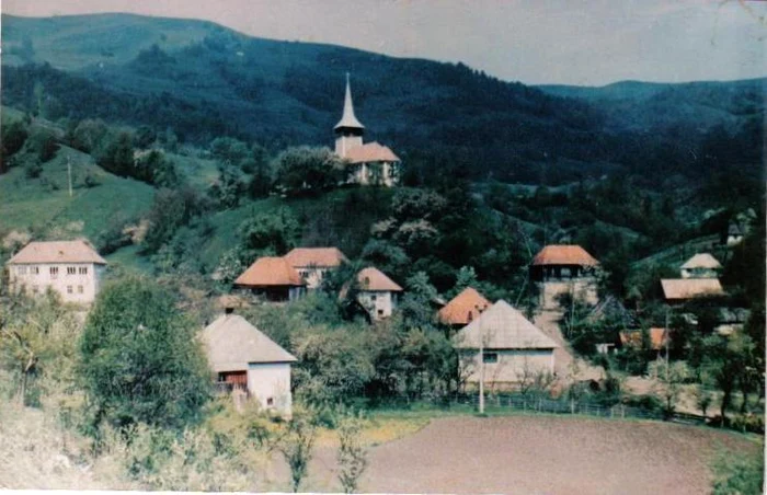 Imaginea idilică a fostului sat Geamăna FOTO Arhivă