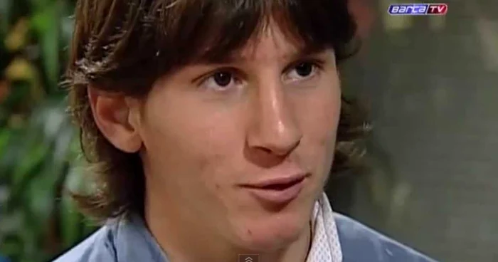 Lionel Messi la 16 ani