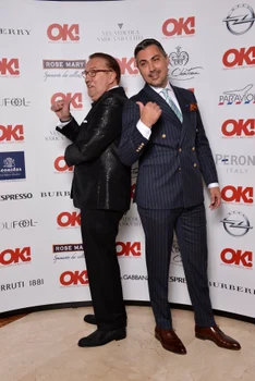 Gabriel Cotabiță și Alexandru Ciucu în 2016, la petrecerea revistei OK, Designers on the Red Carpet   FOTO Sorin Stana, OK Romania (1) jpg
