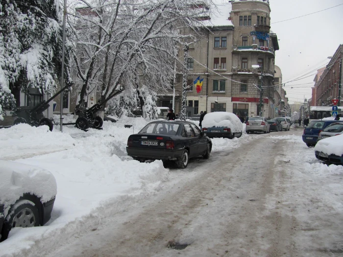 Aşa arăta luni Piaţa Libertăţii din Timişoara