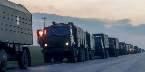 russian military convoy