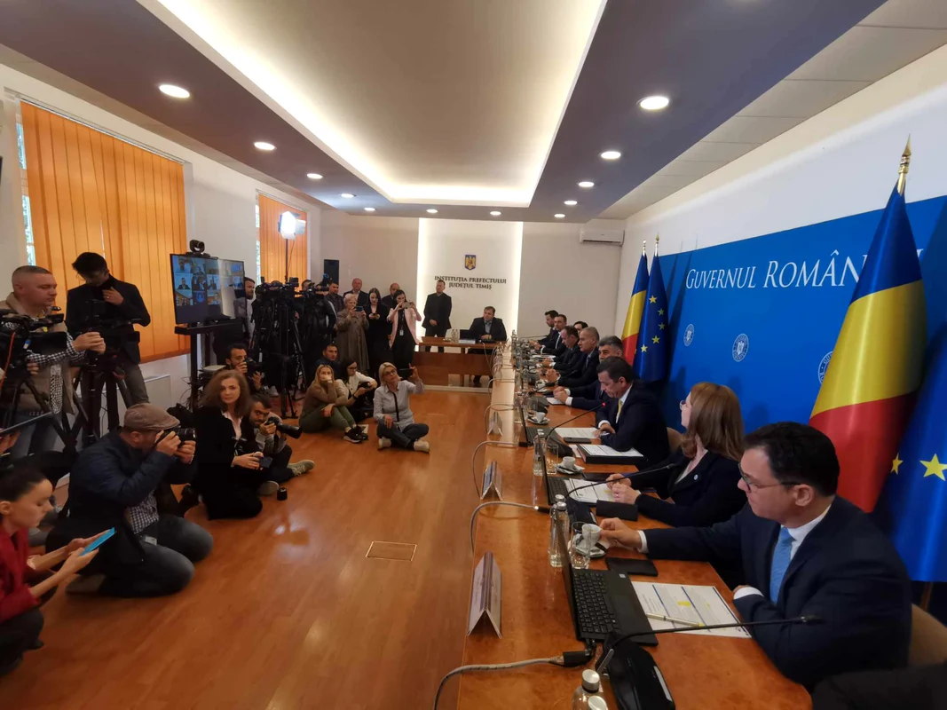 Ședință extraordinară de Guvern la Timișoara FOTO Ștefan Both