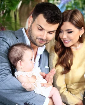 Albertina Ionescu si Constantin Opris nasi de botez (11) jpg