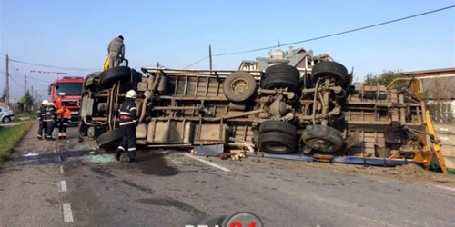 trafic rutier blocat pe dn17 cluj foto dej24.ro