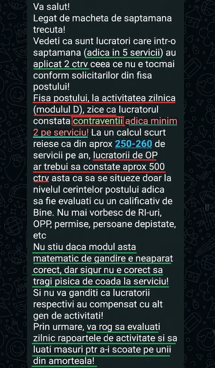 mesaj şef politie Facebook Sindicatul Europol jpg