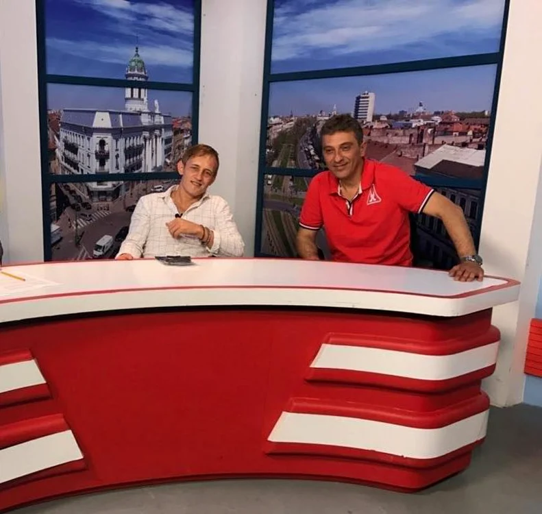 Dan Merişca (stânga) şi Dan Stoica FOTO West TV