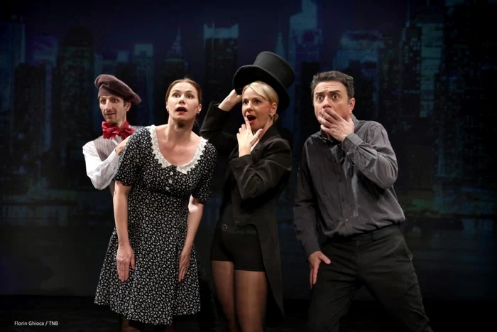 Scenă din spectacolul „A fost odată în România” FOTO: Florin Ghioca / TNB