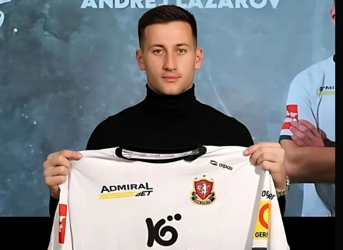 Fotbalistul Andrej Lazarov 
