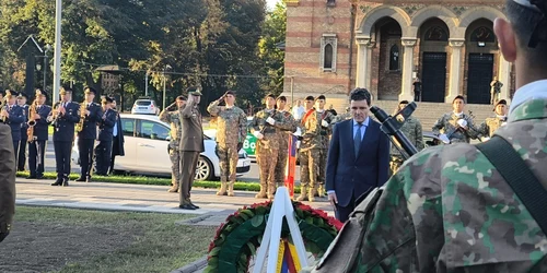 Nicușor Dan a depus o coroana de flori la „Timișoara Cities Summit” foto TION ro jpeg