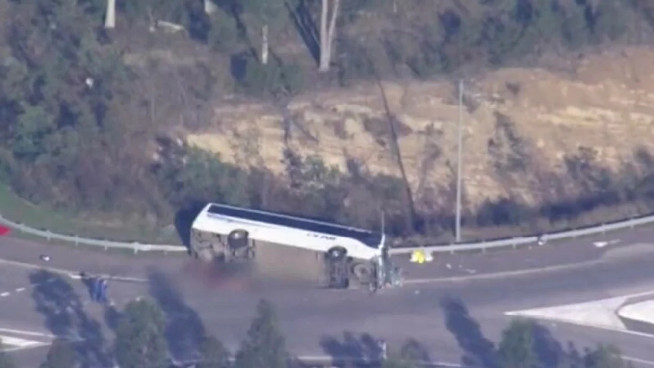 Accident de autocar în Australia
