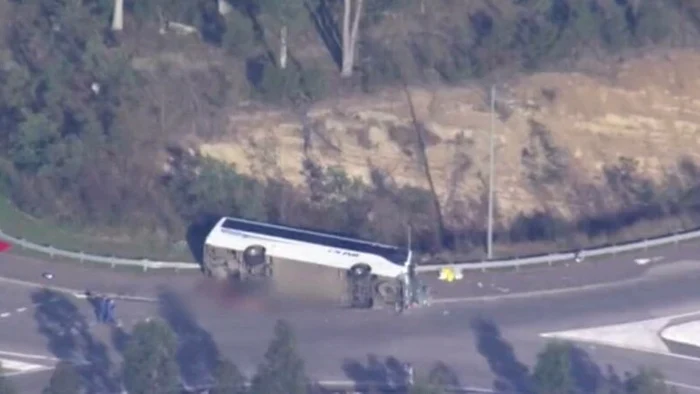 Accident de autocar în Australia