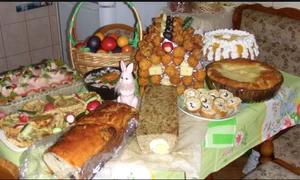 Preparate din Oltenia pentru masa de Paşte png