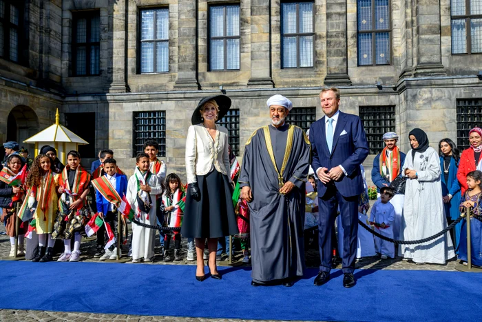 Regina Maxima a Olandei, la primirea sultanului Omanului, Foto Profimedia (6) jpg