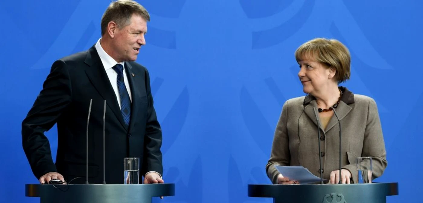Preşedintele Klaus Iohannis şi cancelarul Germaniei Angela Merkel FOTO  presidency.ro