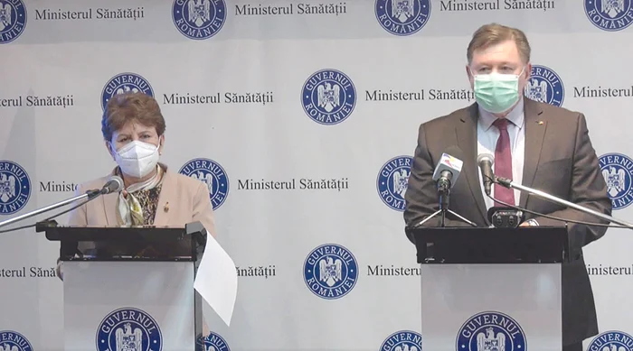 Dr. Adriana Pistol şi ministrul Alexandru Rafila au anunţat miercuri planul de măsuri