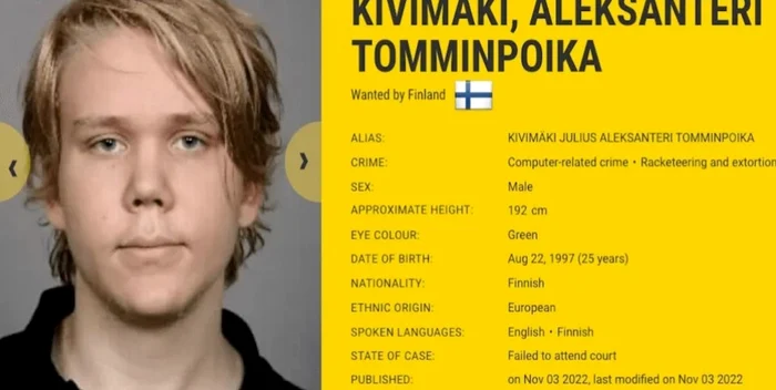 Julius Kivimäki, „Zeekill”, cel mai căutat hacker din Europa FOTO Twitter