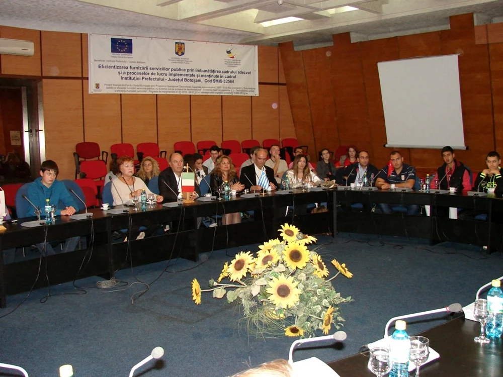 Elevi din mai multe tari europene au vizitat judetul Botosani