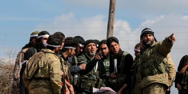 Militari turci si aliatii lor din Siria pregatind un atac in Afrin FOTO EPA-EFE