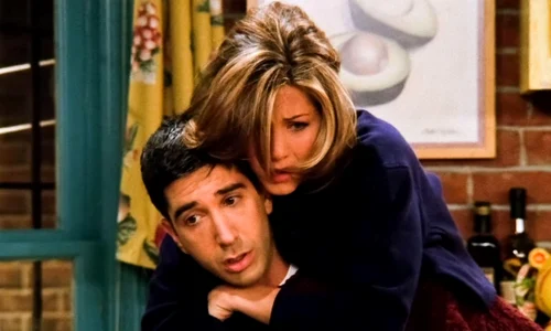 jen aniston și david schwimmer PNG