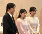 Prințesa Aiko și Prințesa Kako, alături de Prințul Akishino. FOTO: Agenția Imperială