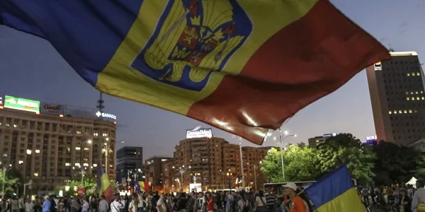 Proteste în Piaţa Victoriei faţă de modificările legislative FOTO Inquam Photos Alexandru Busca