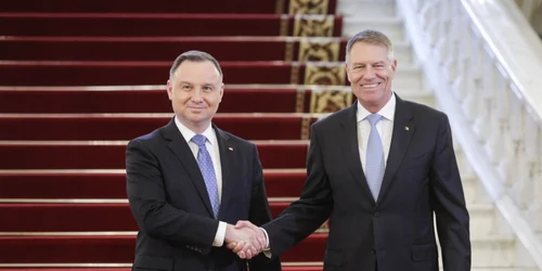 Vizită preşedintele Poloniei - Andrzej Duda - Klaus Iohannis - 22 mar 2022 / FOTO Inquam Photos / George Călin