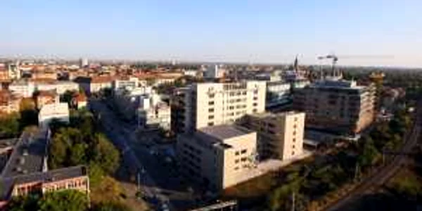 Panorama cu Timişoara de pe cea mai înaltă clădire