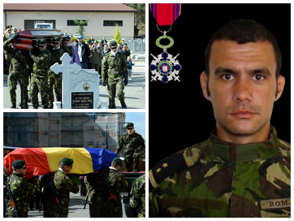 Vasile Claudiu Popa a fost înmormântat în Cimitirul Eroilor din Alba Iulia. Foto Adevărul
