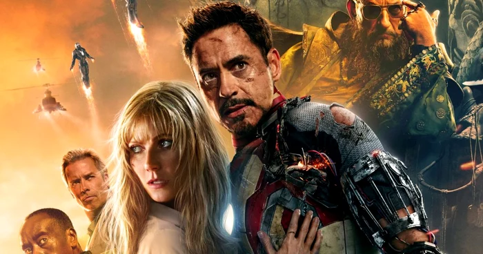 Gwyneth Paltrow şi Robert Downey jr sunt protagoniştii peliculei „Iron
Man“