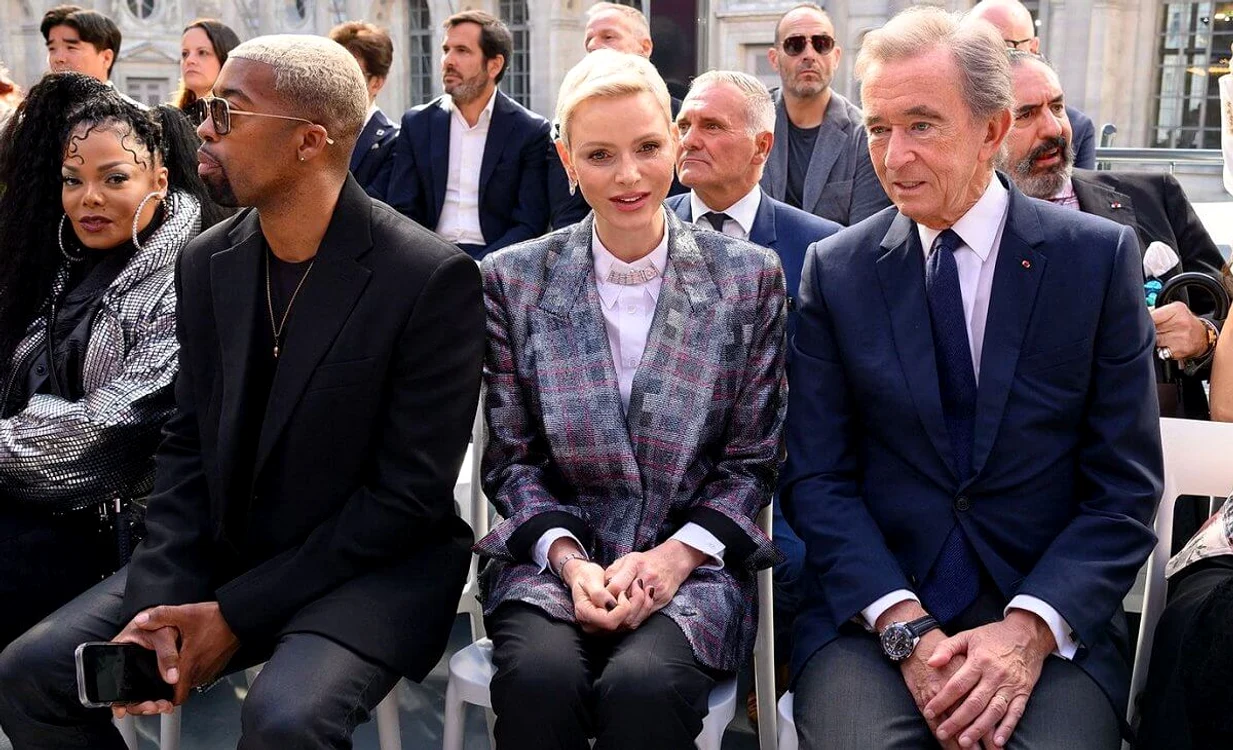Charlene de Monaco, la lansarea colecției primăvară-vară 2023 a casei Louis Vuitton