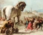 Pictura cu Calul Troian de Giovanni Domenico Tiepolo de la Galeria Națională din Londra Foto Adobe Stock / DMS 