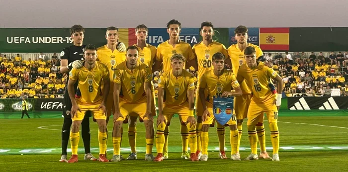 Naționala U19 a Românie, în meciul de la Voluntari