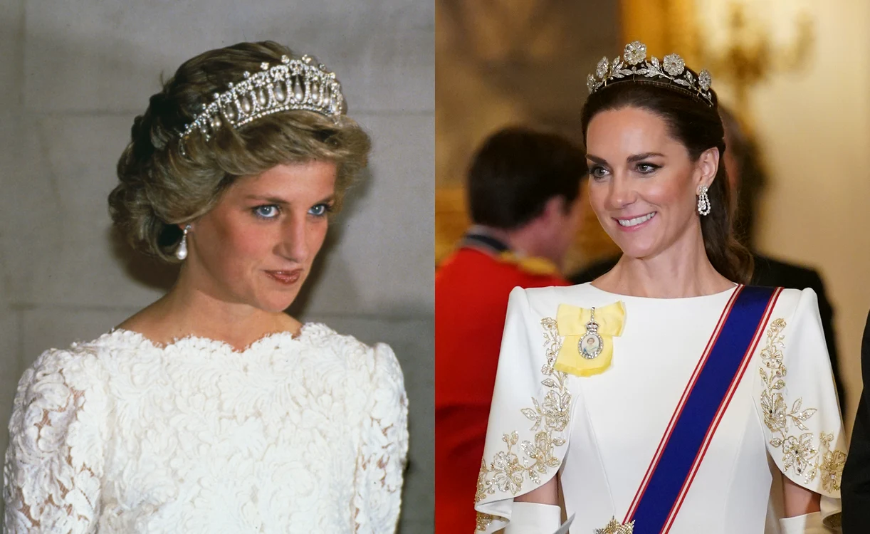 Kate Middleton si Printesa Diana jpg